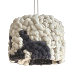 Светильник вязаный из шерсти Черно-белый варинант исполнения - 2 | Loft Concept в Нижнем Новгороде