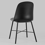 Стул из прочного пластика на металлическом основании Anora Black варинант исполнения - 5 | Loft Concept в Нижнем Новгороде