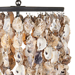 Люстра овальная с подвесками из устричных раковин Sea Ravens варинант исполнения - 1 | Loft Concept в Нижнем Новгороде