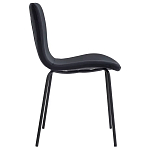 Стул черный с обивкой из велюра Black Archie Chair варинант исполнения - 1 | Loft Concept в Нижнем Новгороде