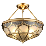 Люстра потолочная Leoni 2 в витражной технике варинант исполнения - 1 | Loft Concept в Нижнем Новгороде