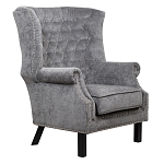 Кресло Charlie Armchair grey velour варинант исполнения - 1 | Loft Concept в Нижнем Новгороде