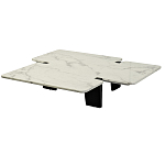 Стол журнальный низкий с фигурной столешницей Threshold варинант исполнения - 1 | Loft Concept в Нижнем Новгороде