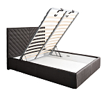 Кровать серая с подъемным механизмом Adelaide варинант исполнения - 2 | Loft Concept в Нижнем Новгороде