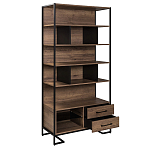 Стеллаж под TV в стиле лофт с открытыми полками и ящиками Urban Style Space варинант исполнения - 2 | Loft Concept в Нижнем Новгороде