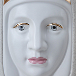 Ваза с золотисто-белыми фрагментами Faces of Imagination варинант исполнения - 6 | Loft Concept в Нижнем Новгороде