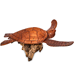 Статуэтка деревянная в виде морской черепахи Marine Reptiles варинант исполнения - 2 | Loft Concept в Нижнем Новгороде