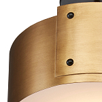 Потолочный светильник круглый светодиодный Semicircular Gold Panels старинная латунь варинант исполнения - 1 | Loft Concept в Нижнем Новгороде