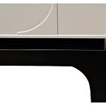 Тумбочка прикроватная с ящиком черно-серого цвета Noble Nightstand варинант исполнения - 6 | Loft Concept в Нижнем Новгороде