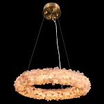 Люстра кольцевая с частичками натурального горного хрусталя Crystal Shimmer варинант исполнения - 1 | Loft Concept в Нижнем Новгороде