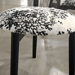 Стул обеденный деревянный с цветочной обивкой Foshan Chair варинант исполнения - 2 | Loft Concept в Нижнем Новгороде