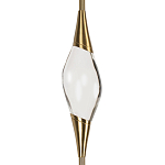 Подвесной светильник с хрустальным плафоном и бронзовым основанием Renee Glass Drops  варинант исполнения - 3 | Loft Concept в Нижнем Новгороде