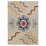 Плед хлопковый по мотивам эвенских орнаментов Ural and Siberian Patterns варинант исполнения - 1 | Loft Concept в Нижнем Новгороде