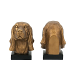 Держатель для книг с бронзовыми фигурками головы собаки Dog Elegance  варинант исполнения - 3 | Loft Concept в Нижнем Новгороде