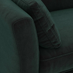 Диван с обивкой из велюра зеленый Gibbs Dark Green Sofa варинант исполнения - 4 | Loft Concept в Нижнем Новгороде
