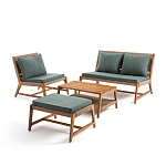 Садовый 2-х местный диван с каркасом из акации Green варинант исполнения - 4 | Loft Concept в Нижнем Новгороде