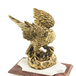 Часы настольные из натурального камня с декором в виде орла Eagle Stone Clock варинант исполнения - 3 | Loft Concept в Нижнем Новгороде