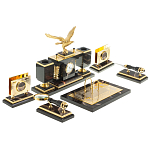 Настольный письменный набор из яшмы и долерита в подарочной упаковке Manager Organizer варинант исполнения - 4 | Loft Concept в Нижнем Новгороде