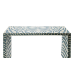 Консоль Дизайнерская Kenya Console ZEBRA Bone Inlay blue варинант исполнения - 2 | Loft Concept в Нижнем Новгороде