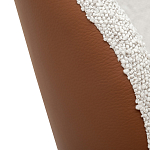 Стул мягкий с обивкой из рогожки и экокожи Contrasting Performance варинант исполнения - 3 | Loft Concept в Нижнем Новгороде