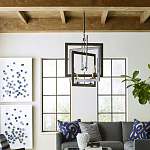 Люстра из пересекающихся квадратных элементов Intersecting Squares варинант исполнения - 2 | Loft Concept в Нижнем Новгороде