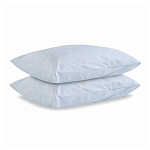 Постельное белье голубого цвета из перкаля с принтом 200х220 см Aurora Allure варинант исполнения - 2 | Loft Concept в Нижнем Новгороде