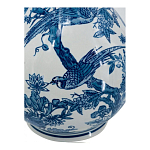 Ваза с мотивами цветущего сада с попугаями Blue Vase Inspired by Nature варинант исполнения - 3 | Loft Concept в Нижнем Новгороде