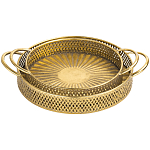 Поднос железный Gold Mesh варинант исполнения - 1 | Loft Concept в Нижнем Новгороде
