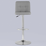Барный стул с сиденьем серого цвета Honory варинант исполнения - 3 | Loft Concept в Нижнем Новгороде