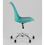 Офисный стул на металлическом основании EGGERY Blue пластик варинант исполнения - 4 | Loft Concept в Нижнем Новгороде