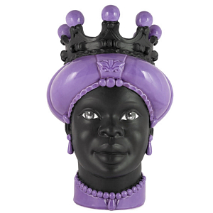 Ваза VASE MORO LADY CROWN DARK purple