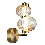 Бра с 2-мя рифлеными стеклянными шарами Marcelh Light варинант исполнения - 6 | Loft Concept в Нижнем Новгороде