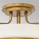 Потолочный светильник с круглым матовым белым плафоном Hinkley варинант исполнения - 2 | Loft Concept в Нижнем Новгороде