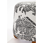 Пуф Wakonda с Круглыми ножками Черно-Белый орнамент варинант исполнения - 3 | Loft Concept в Нижнем Новгороде