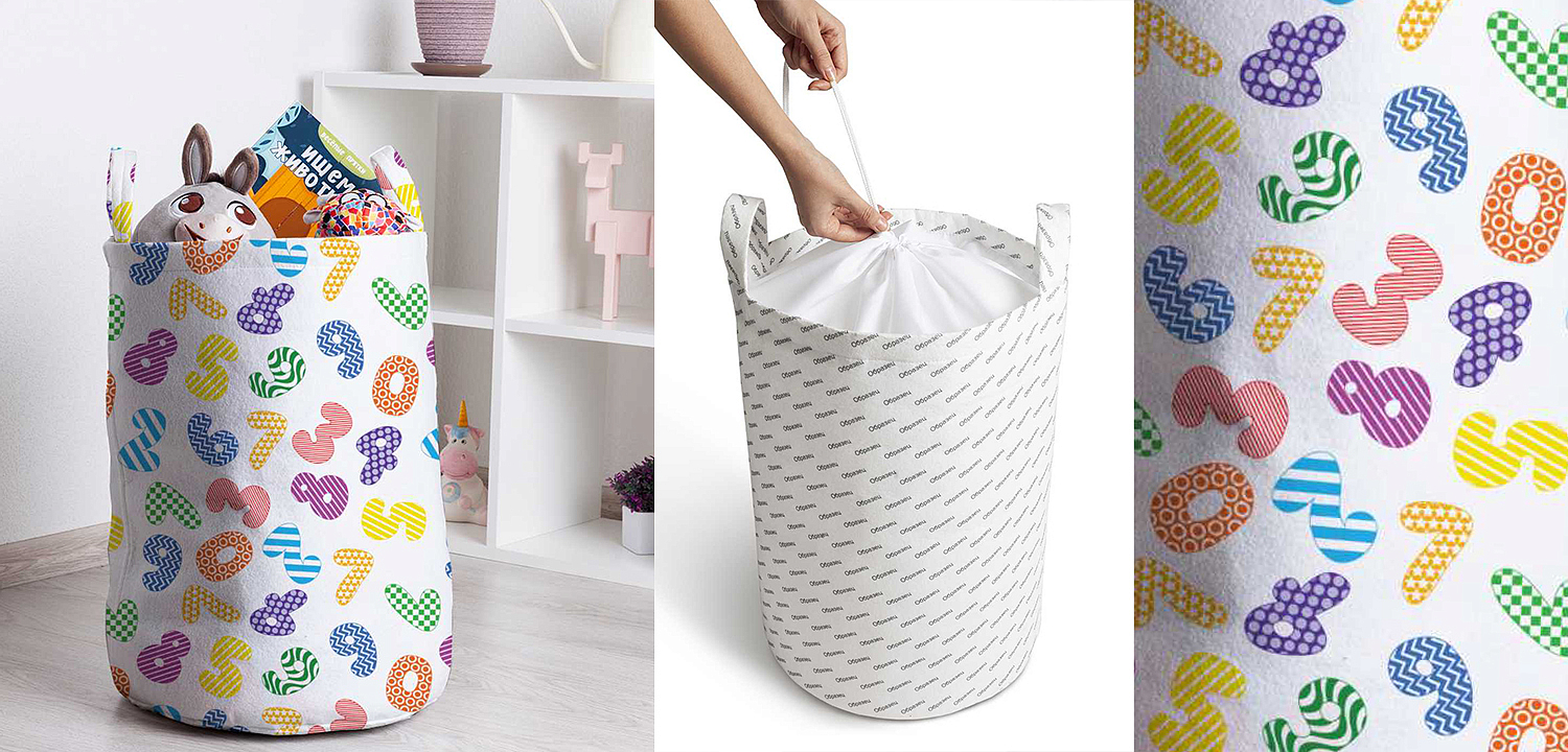Корзина Colored Numbers Basket Корзина Colored Numbers Basket - Loft-Concept в Нижнем Новгороде