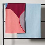 Плед из хлопка с абстрактным принтом Elysian Flow Ember варинант исполнения - 6 | Loft Concept в Нижнем Новгороде