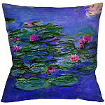 Подушка декоративная с цветочным принтом Impressionism in Art варинант исполнения - 1 | Loft Concept в Нижнем Новгороде