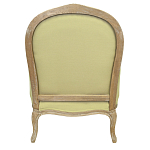 Кресло Ava Classical Armchair green striped flax варинант исполнения - 2 | Loft Concept в Нижнем Новгороде