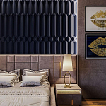 Гипсовая 3D Панель CRYSTAL SYMPHONY B варинант исполнения - 1 | Loft Concept в Нижнем Новгороде