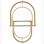 Комплект из 2-х приставных столиков на металлическом основании цвета латунь Ambassador варинант исполнения - 3 | Loft Concept в Нижнем Новгороде