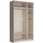 Шкаф 3-х дверный с зеркальными дверями Satin Furniture варинант исполнения - 2 | Loft Concept в Нижнем Новгороде