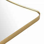 Зеркало золотистое с закруглёнными углами Thin Frame варинант исполнения - 3 | Loft Concept в Нижнем Новгороде