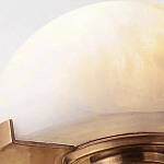 Бра с 2-мя мраморными плафонами на латунном корпусе Light Warm Light варинант исполнения - 2 | Loft Concept в Нижнем Новгороде