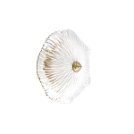 Бра в форме прозрачного стеклянного цветка с рельефной текстурой Textured Glass варинант исполнения - 7 | Loft Concept в Нижнем Новгороде