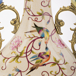 Ваза из фарфора с бронзовыми вставками Eden Garden варинант исполнения - 6 | Loft Concept в Нижнем Новгороде