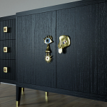 Большой Комод-буфет Elsa Dreams Black с ящиками варинант исполнения - 2 | Loft Concept в Нижнем Новгороде