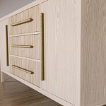 Буфет Primo с тремя ящиками и двумя фасадами Светлый дуб варинант исполнения - 7 | Loft Concept в Нижнем Новгороде