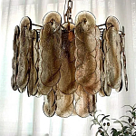 Люстра из круглых стеклянных элементов Vienna варинант исполнения - 3 | Loft Concept в Нижнем Новгороде