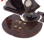 Настольный письменный набор из природного камня обсидиана коричневого Team leader варинант исполнения - 4 | Loft Concept в Нижнем Новгороде