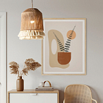 Люстра круглая плетеная с кисточками Small Solar Glow варинант исполнения - 1 | Loft Concept в Нижнем Новгороде